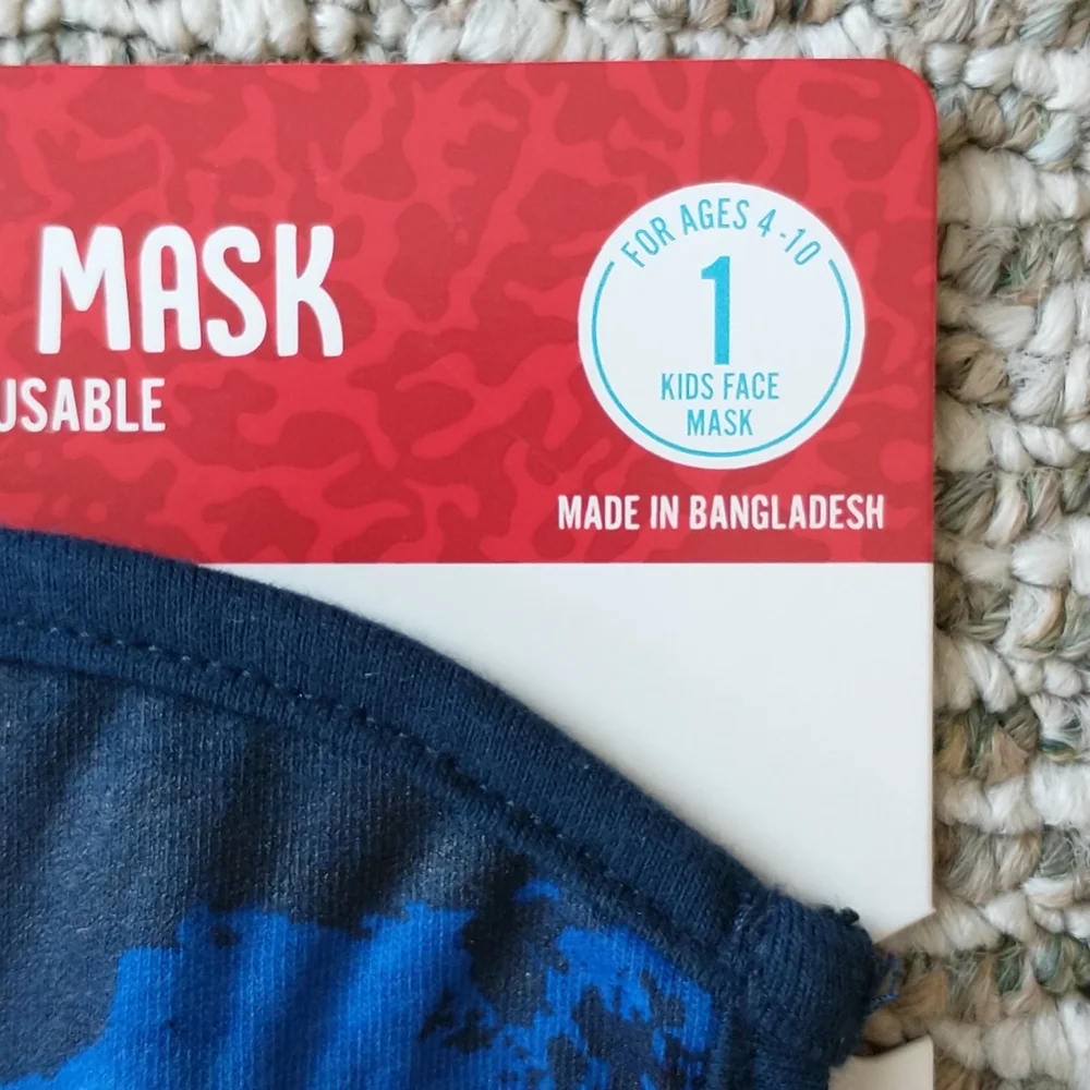 Kid's Washable & Reusable Face Mask